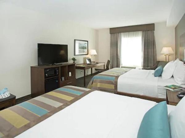 Wingate by Wyndham Calgary Airport : photo 4 de la chambre chambre avec 2 lits queen-size - animaux domestiques admis - non-fumeurs
