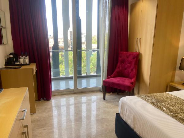 Hotel Malbork Inn Rajouri Garden Delhi - Couple Friendly Local IDs Accepted : photo 5 de la chambre chambre lit king-size deluxe