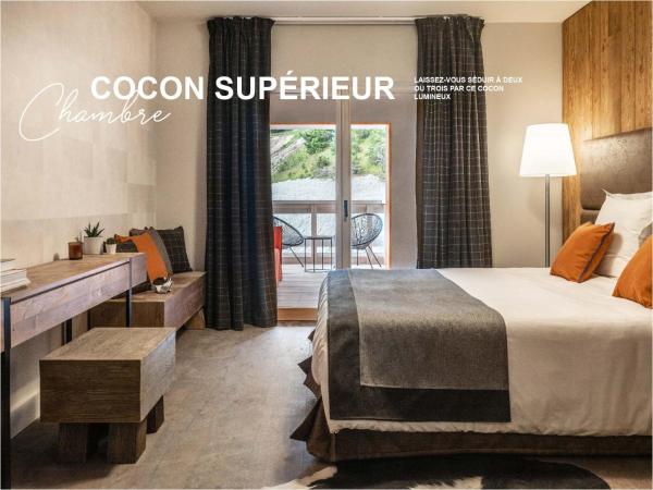 Ecrin Blanc Resort Courchevel : photo 5 de la chambre chambre cocon privilège avec accès aquamotion