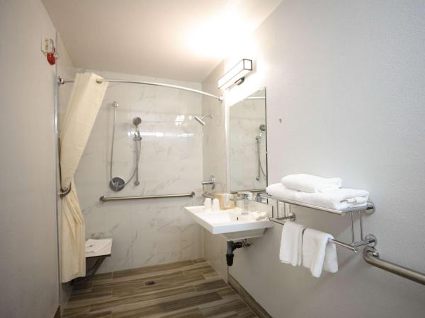 Motel 6-Sacramento, CA - Central : photo 7 de la chambre chambre double - accessible aux personnes à mobilité réduite - douche accessible en fauteuil roulant
