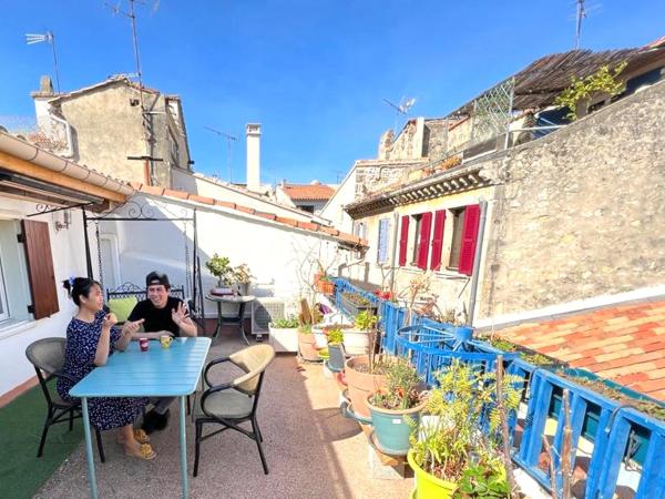 Loft Apartment , La Terrasse Centre Ville d'Arles, : photo 4 de la chambre appartement avec terrasse