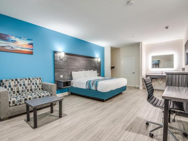 Americas Best Value Inn & Suites Houston at Hwy 6 : photo 2 de la chambre chambre lit king-size - accessible aux personnes à mobilité réduite