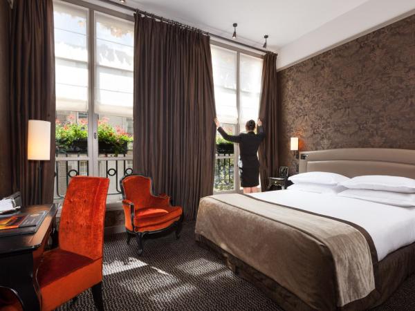 Le Pavillon de la Reine & Spa, Place des Vosges : photo 1 de la chambre chambre deluxe double ou lits jumeaux