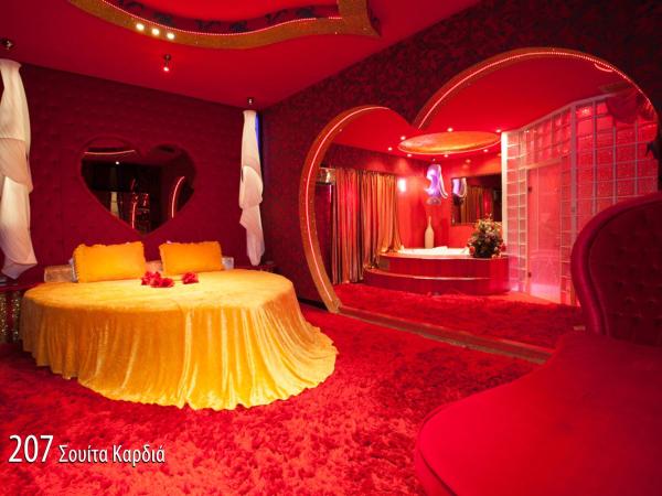 Hotel Priamos-Αdults Only : photo 4 de la chambre suite deluxe avec baignoire spa