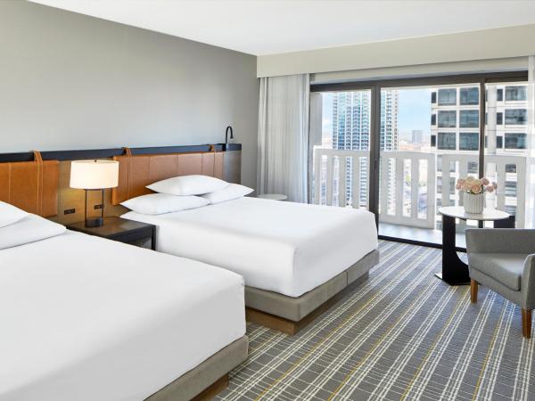 Hyatt Regency Atlanta : photo 1 de la chambre chambre avec 2 lits queen-size avec balcon et vue sur ville