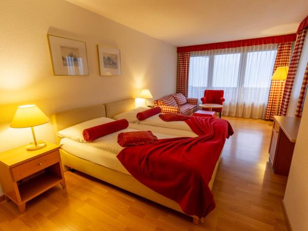 Chalet-Hotel Beau-Site : photo 6 de la chambre chambre double ou lits jumeaux deluxe - vue sur montagne
