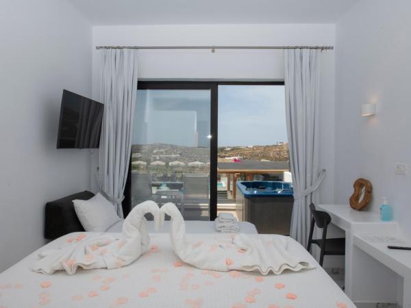 Bianco a Nero Mykonos : photo 6 de la chambre suite avec jacuzzi