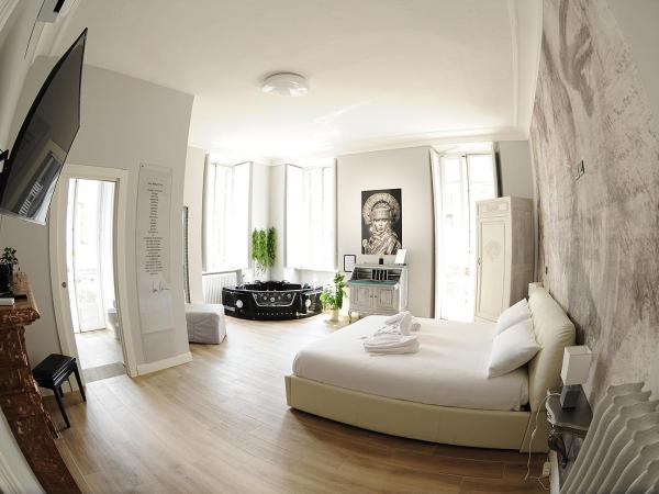 Apartments Chic Torino Centro porta nuova : photo 10 de la chambre suite deluxe avec baignoire spa