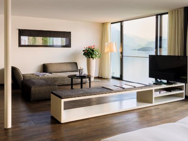 HERMITAGE Lake Lucerne - Beach Club & Lifestyle Hotel : photo 3 de la chambre suite de luxe - vue sur lac