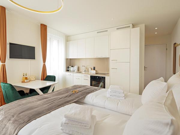 EH Apartments Merkur : photo 5 de la chambre studio lit king-size