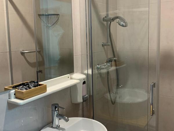 Pensión Amara : photo 3 de la chambre chambre double intérieure avec salle de bains privative