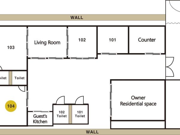 Hanok Guesthouse Suni : photo 7 de la chambre chambre double traditionnelle de style coréen avec salle de bains privative - 104