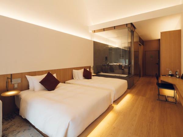 MUNI KYOTO by Onko Chishin : photo 5 de la chambre chambre lits jumeaux - vue sur montagne