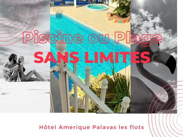 Amerique Hotel Palavas - Piscine - Plage : photo 8 de la chambre chambre familiale