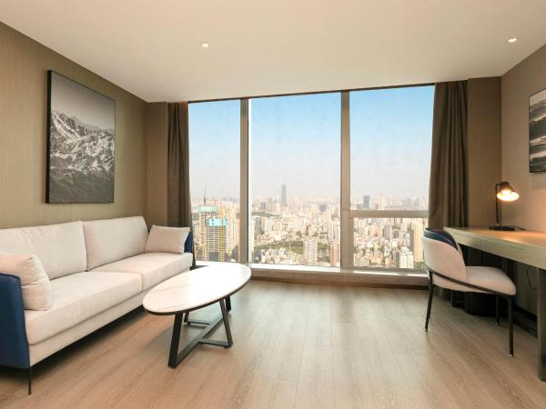 Atour Hotel Wuhan Hankou Financial Center : photo 1 de la chambre chambre double deluxe - vue sur rivière