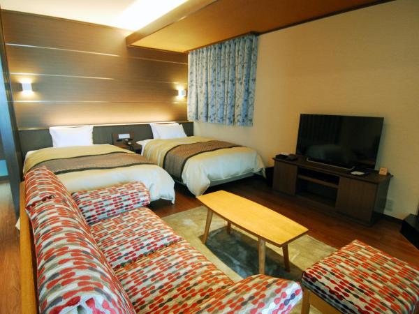 Arima Onsen Taketoritei Maruyama : photo 8 de la chambre chambre lits jumeaux de luxe avec bain thermal - non-fumeurs - 201