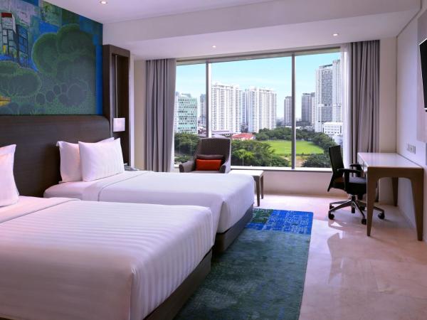 Grand Mercure Jakarta Kemayoran : photo 3 de la chambre chambre lits jumeaux deluxe