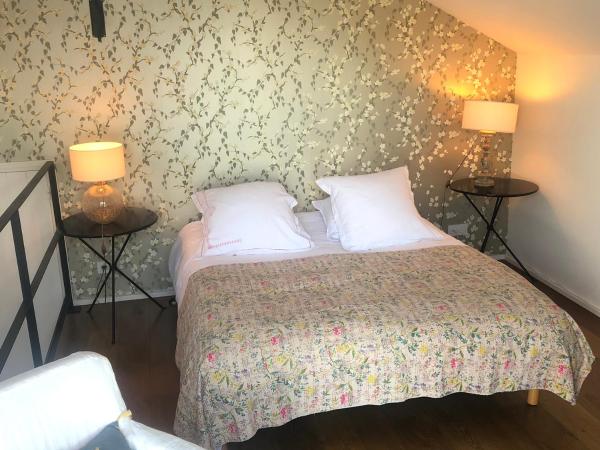 Denis & Virginie - château à pied - parking gratuit : photo 4 de la chambre chambre double avec terrasse