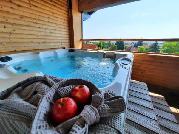 I AM HOTEL Graz-Seiersberg : photo 1 de la chambre suite avec baignoire spa et sauna