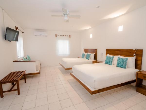 Na Balam Hotel : photo 4 de la chambre hébergement double standard avec 2 lits doubles - côté piscine