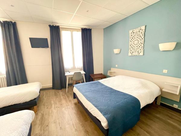 Grand Hôtel De La Poste : photo 1 de la chambre chambre familiale (2 adultes et 2 enfants)