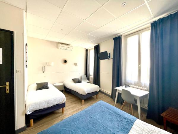 Grand Hôtel De La Poste : photo 3 de la chambre chambre familiale (2 adultes et 2 enfants)