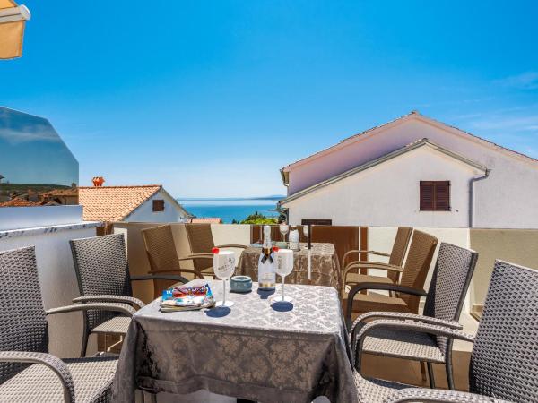 Villa Palma Krk : photo 7 de la chambre appartement 1 chambre avec balcon et vue sur mer