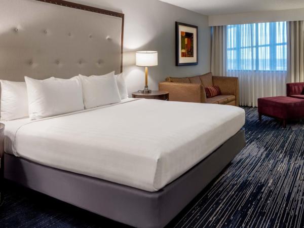 Hyatt Regency Houston Intercontinental Airport : photo 10 de la chambre chambre lit king-size avec baignoire accessible aux personnes à mobilité réduite