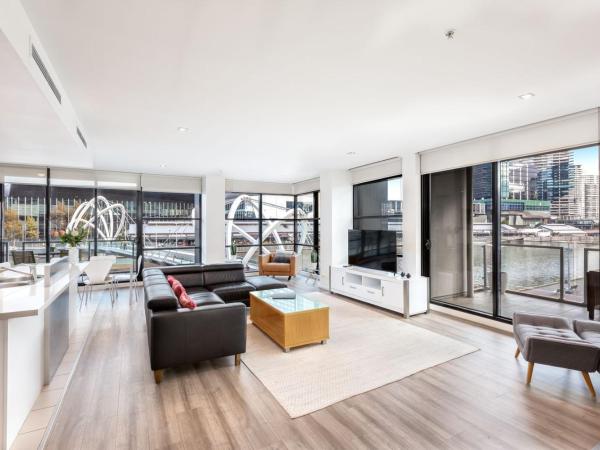 Waterfront Melbourne Apartments : photo 1 de la chambre appartement exécutif 3 chambres - vue sur rivière