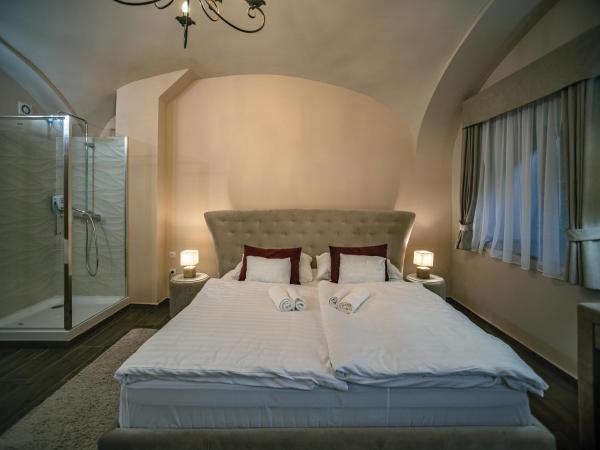 Régi Posta Étterem és Fogadó : photo 1 de la chambre chambre de luxe double ou lits jumeaux avec baignoire spa