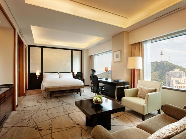 Lotte Hotel Seoul : photo 1 de la chambre suite chambre double junior club avec 1 lit d'appoint - accès au salon club pour 3 personnes
