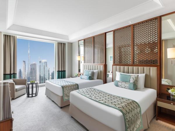 Taj Dubai : photo 1 de la chambre chambre lits jumeaux de luxe - vue sur burj