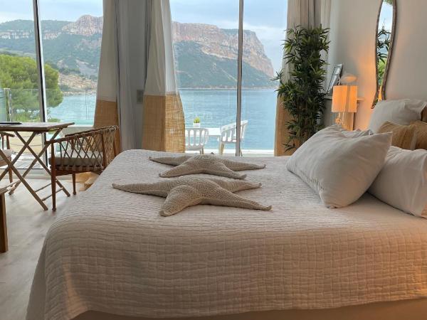 Hotel de La Plage - Mahogany : photo 3 de la chambre suite double supérieure avec terrasse et vue sur la mer