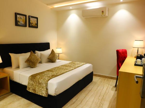Hotel Malbork Inn Rajouri Garden Delhi - Couple Friendly Local IDs Accepted : photo 5 de la chambre chambre deluxe