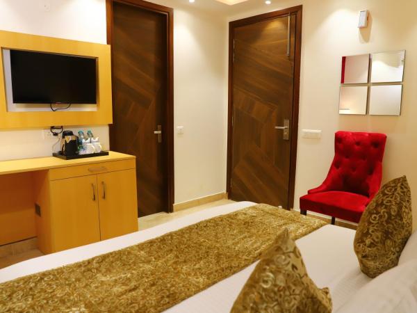 Hotel Malbork Inn Rajouri Garden Delhi - Couple Friendly Local IDs Accepted : photo 3 de la chambre chambre deluxe