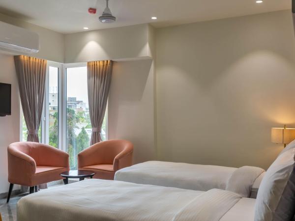 Hotel Nalanda : photo 7 de la chambre chambre deluxe double ou lits jumeaux