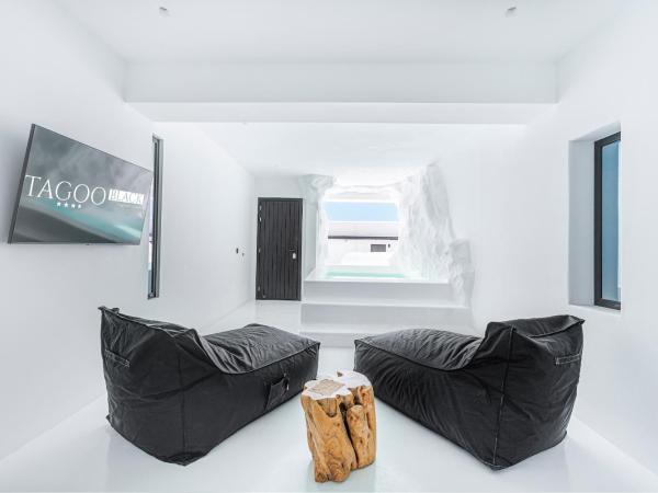 Tagoo Black Mykonos : photo 3 de la chambre suite 2 chambres - piscine troglodyte