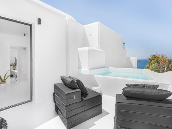 Tagoo Black Mykonos : photo 5 de la chambre suite junior avec piscine privée