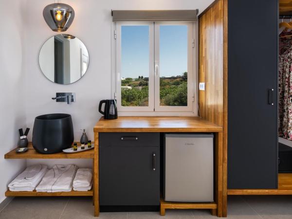 Alizea Villas & Suites : photo 2 de la chambre suite lit queen-size avec baignoire spa