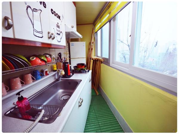 Han River Residence & Guesthouse : photo 9 de la chambre studio familial (4 adultes)