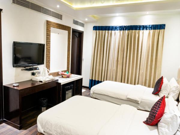 Hotel Grand Godwin - Near New Delhi Railway Station - Paharganj : photo 8 de la chambre chambre deluxe double ou lits jumeaux