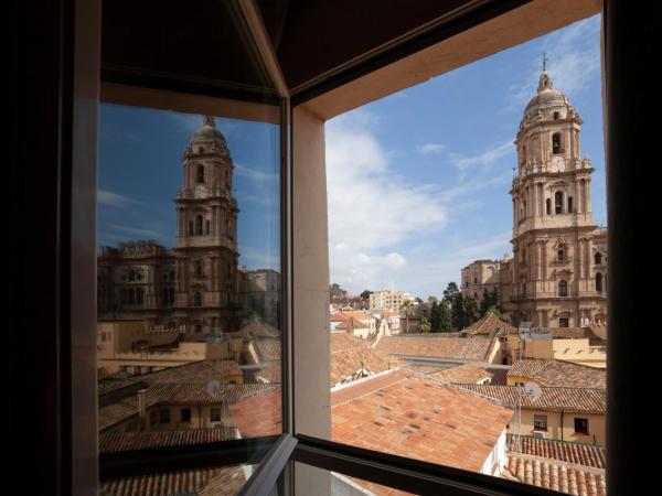 Petit Palace Plaza Málaga : photo 3 de la chambre chambre double avec vue sur la cathédrale