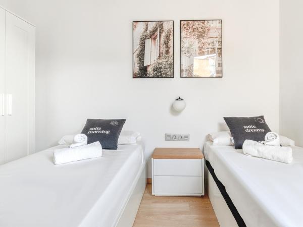 limehome Barcelona Carrer de Fontcoberta - Digital Access : photo 9 de la chambre chambre lits jumeaux Économique