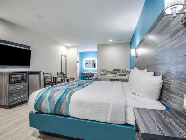 Americas Best Value Inn & Suites Houston at Hwy 6 : photo 4 de la chambre 1 king bed jetted tub suite smoking