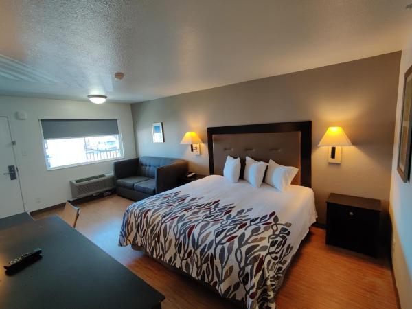 Red Roof Inn Houston - Jersey Village : photo 1 de la chambre chambre lit king-size de luxe - non-fumeurs