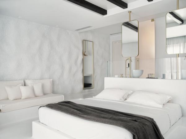 Mykonos Earth Suites : photo 9 de la chambre suite exécutive avec piscine privée chauffée - vue sur mer