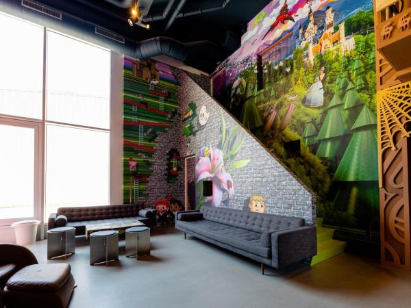 Hotel Not Hotel Rotterdam : photo 2 de la chambre hébergement paysage de folie Éclectique