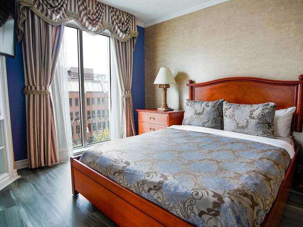Hôtel Palace Royal : photo 1 de la chambre suite familiale avec 2 lits queen-size et canapé-lit - vue sur ville