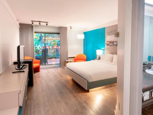 Hôtel Québec Inn : photo 4 de la chambre chambre double Économique avec terrasse intérieure côté restaurant