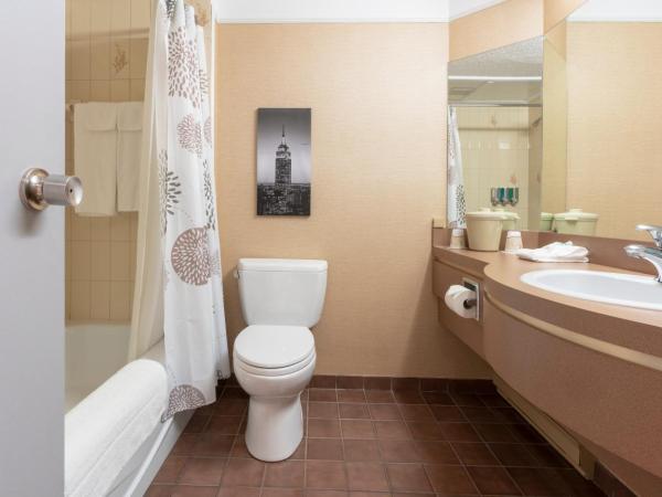 Hôtel Québec Inn : photo 6 de la chambre chambre lit queen-size traditionnelle avec terrasse intérieure côté jardin